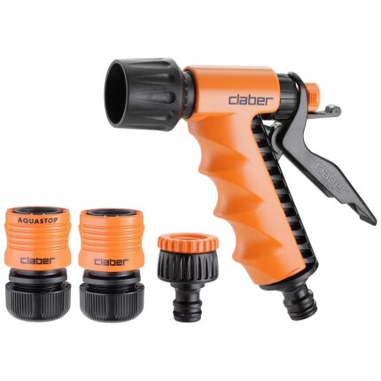Claber startsæt 1/2″, sprøjtepistol og koblinger