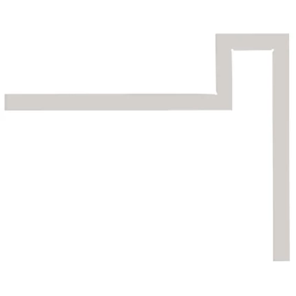 Flangevinkel 400×400 mm