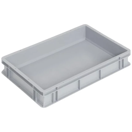 WEZ LogiLine eurokasse fb grå 600×400×100mm 19ltr