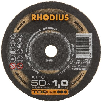 Rhodius Topline XT10 miniskæreskive