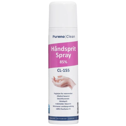 Pureno CL-155 håndsprit 85% spray 400ml