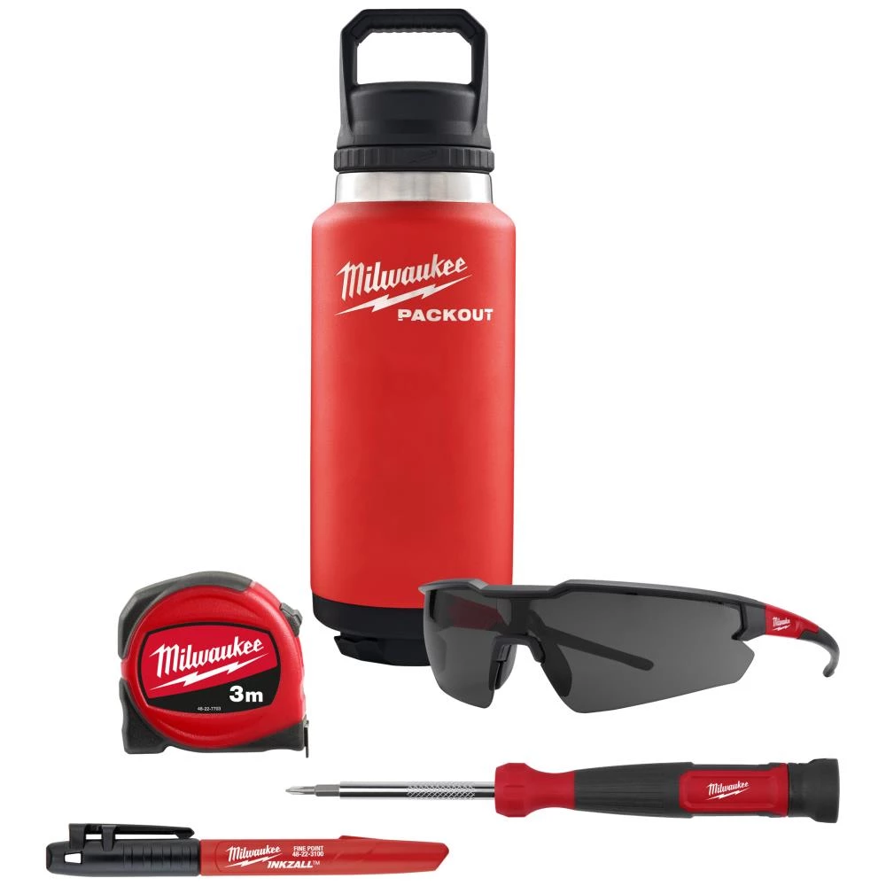 Termoflaske 1 ltr m/værktøj, 8 dele, Packout Termoflaske 1 ltr m/værktøj, 8 dele, Packout