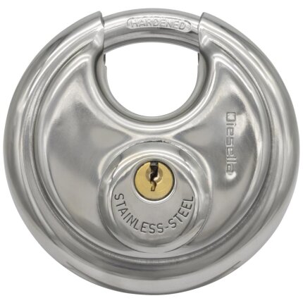 Hængelås ø90mm rustfrit stål Diskus