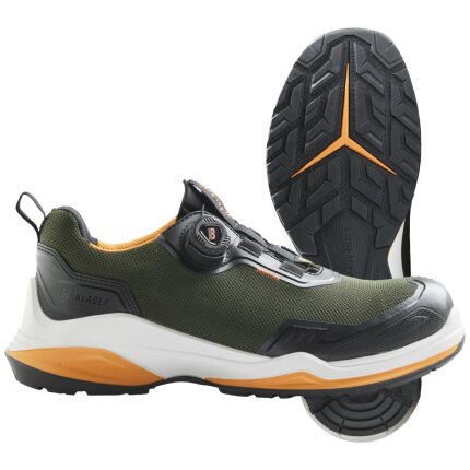 Striker sikk.sko 2486 hurtigluk grøn/rust S3