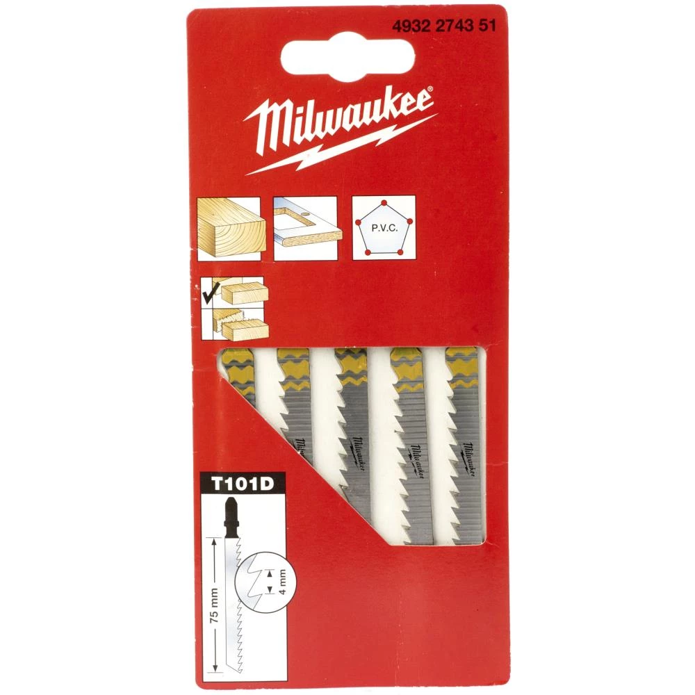 Stiksavblad T101D 75/4 mm pk/5 Stiksavblad T101D 75/4 mm pk/5