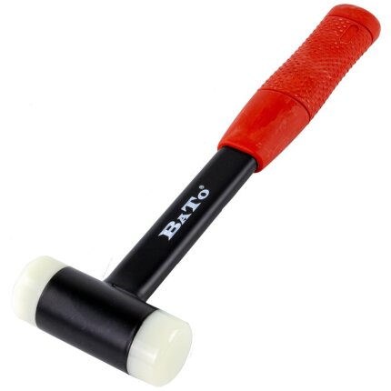 Nylonhammer stålskaft m/gummigreb