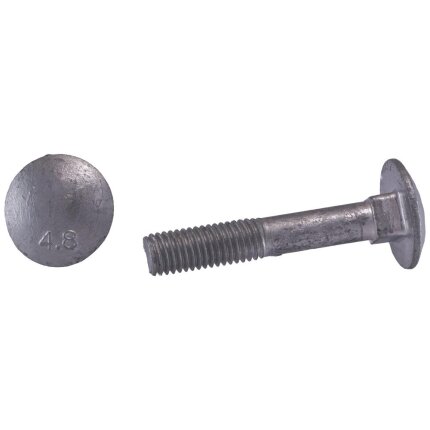 Bræddebolt DIN603-4.8U FZV M12×280, pk/10