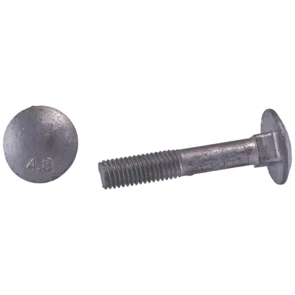 Bræddebolt DIN603-4.8U FZV M12×280, pk/10