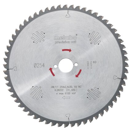 Rundsavklinge til træ HW/CT WZ