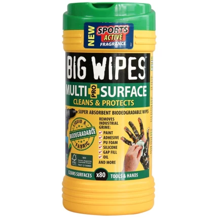 BigWipes renseservietter Multi Surface, 80stk
