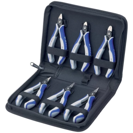 Elektroniktangsæt i etui 6 dele