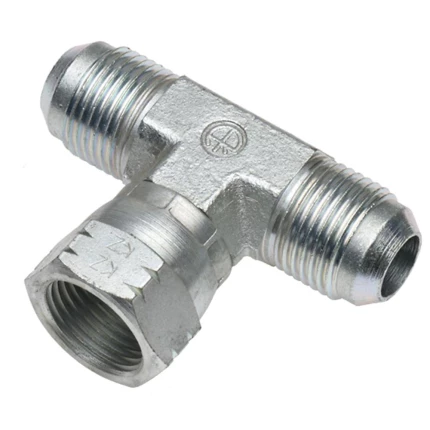 Hydraulisk tee nip/muf/nip JMMF tommer