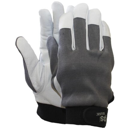 Basic light handske natur skind-10