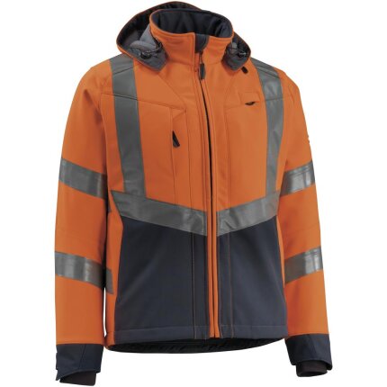 Blackpool softshelljakke hi-vis gul/sort 4XL