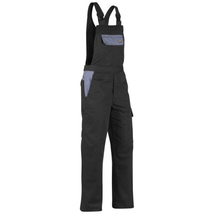 Industri-overall 2665 bomuld sort/grå