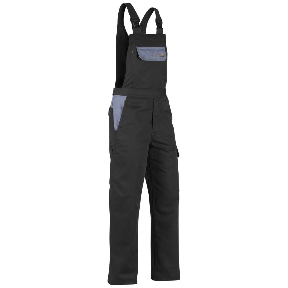 Industri-overall 2665 bomuld sort/grå Industri-overall 2665 bomuld sort/grå