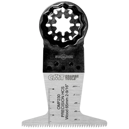 CMT MT savklinge 230 træ/gips 65mm Starlock, 5stk