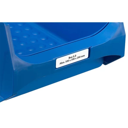 Etiketter til reolkasse 5.0, pakke med 100stk