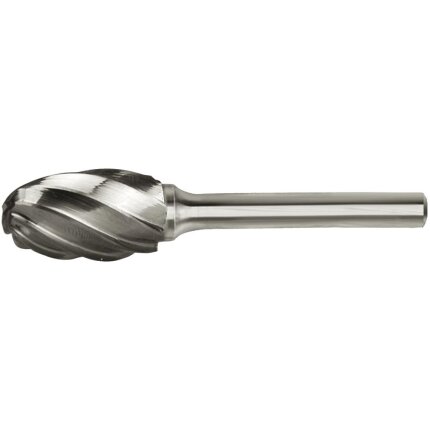 Fræsestift HM alucut 10×16mm form E, skaft ø6mm