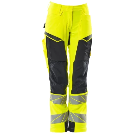 Buks diamond-fit dame hi-vis gul/mørk marine 82C56