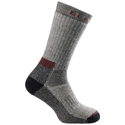 Uldsokker 2503 kraftige sortmeleret