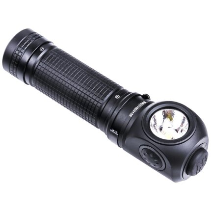 Nextorch håndlygte P10 3-farvet 1400lm genopl.