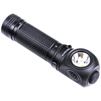 Nextorch håndlygte P10 3-farvet 1400lm genopl.