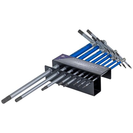 Stiftnøglesæt lange m/T-greb 2-10mm, 8stk