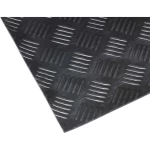Dørkmåtte sort syntetisk 3 mm 1400mm bred pr meter
