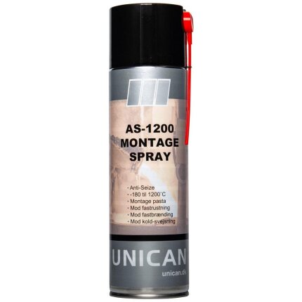 Unican AS-1200 montagespray 500ml Unican AS-1200 montagespray 500ml