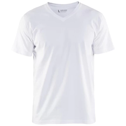 T-shirt 3360 V-udskæring mørk grå XL