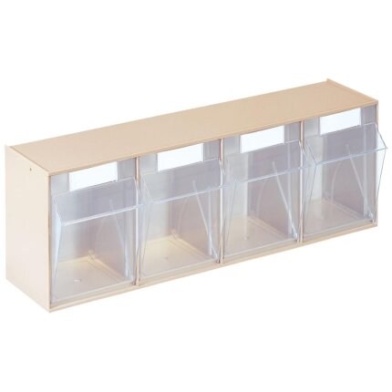 WEZ tiltboks 600×137×207mm, 4 rum, beige