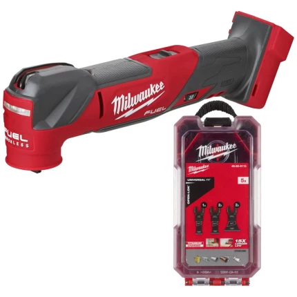 Sampak: Multitool M18 FMT-0 + savklingesæt 5stk