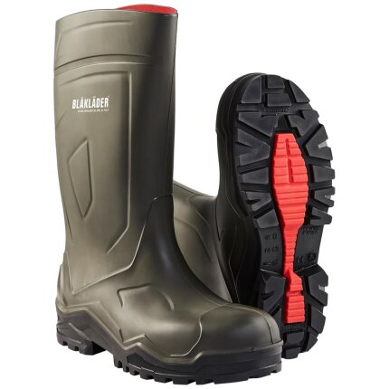 Sikkerheds-gummistøvle 2422 S5 armygrøn/sort