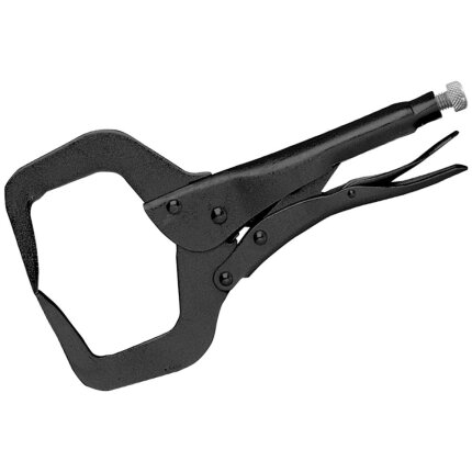 Svejsetang D6 C-klemme med spidse kæber 280mm