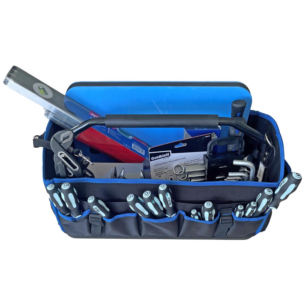 Værktøjstaske i stof m/ass. værktøj, 92 dele Værktøjstaske i stof m/ass. værktøj, 92 dele