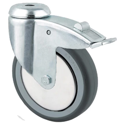 Drejehjul m/brem.2477 PJH 075P30-11