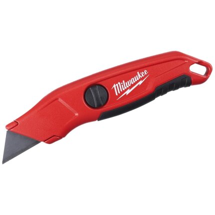 Arbejdskniv m/fast trapezblad, magasin i håndtag