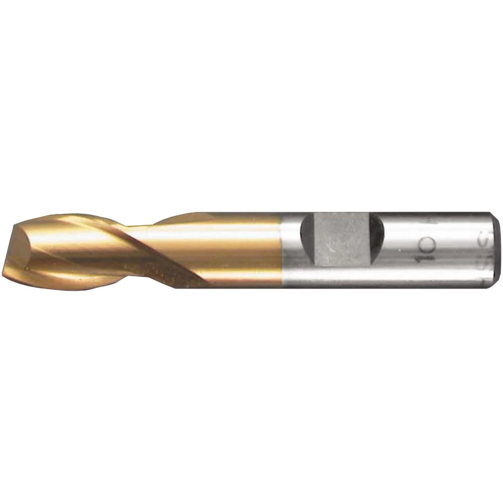 Endefræser HSS-TiN 2sk DIN327, 6,0×10mm Endefræser HSS-TiN 2sk DIN327, 6,0×10mm