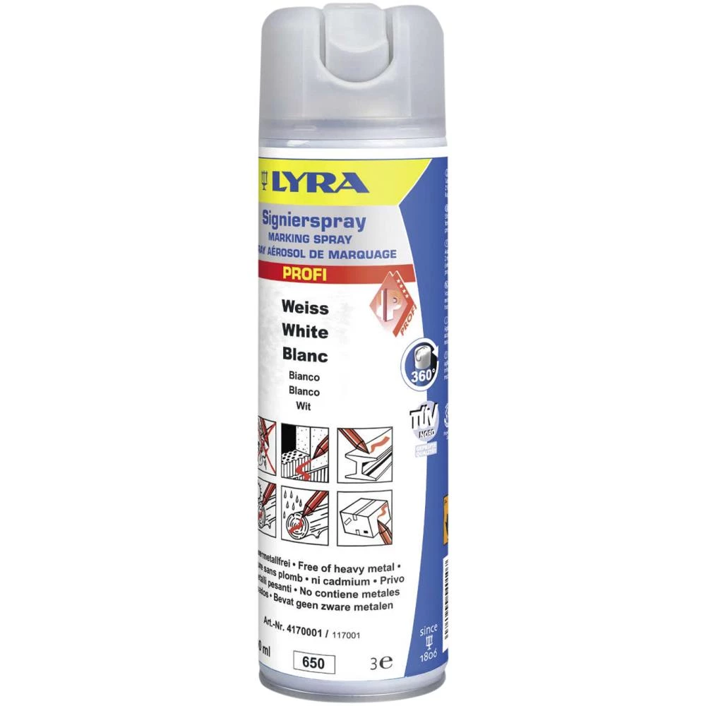 Lyra vej- og markeringsspray 4180 500 ml Lyra vej- og markeringsspray 4180 500 ml
