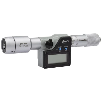 Digital indv. mikrometer m/forl.