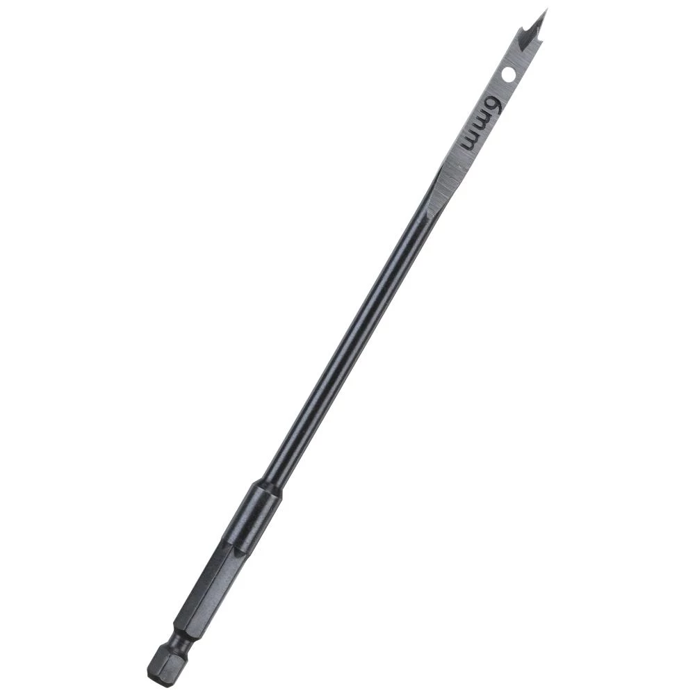 Fladbor 1/4″ 6kt skaft 6×152mm Fladbor 1/4″ 6kt skaft 6×152mm