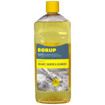Borup olie t/granit, skifer og klinker 1ltr