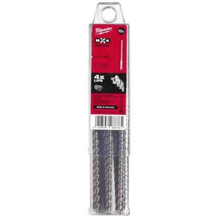 Hammerbor SDS+ MX4 5,0×165mm pk/10