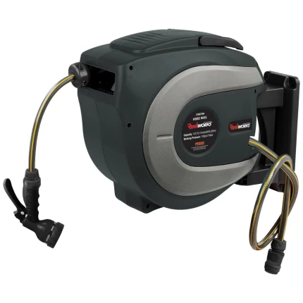 Aut. slangeopruller t/vand m/spulepistol 1/2″×20m