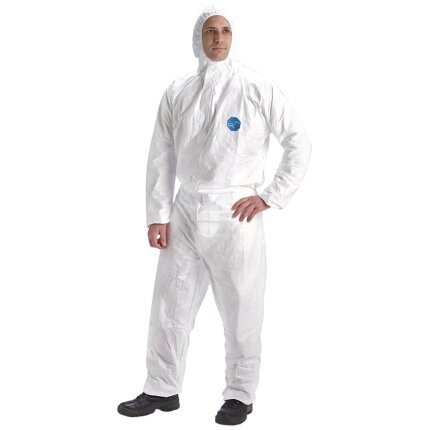 Tyvek 400 Dual beskyttelsesdragt 5B/6B hvid