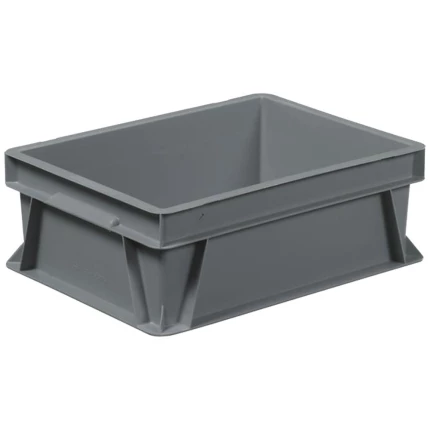 Arca 6468 transportkasse Euro grå 400×300mm 13 ltr