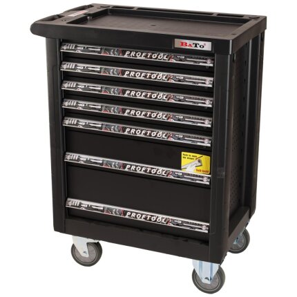 Værktøjsvogn 9124 6 skuffer, m/værktøj 468 dele