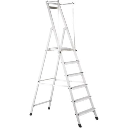 Arbejdsplatform 2-sidet m/riflet trin