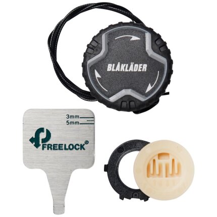 Rep.sæt B102 Freelock t/sko sort/mellemgrå